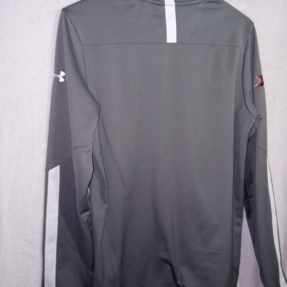 Under Armour Cold Gear Mens Gray Loose Fit Pullover - Picture 7 of 8